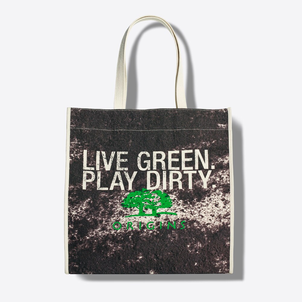 Earth Month Tote Live Green Play Dirty Origins