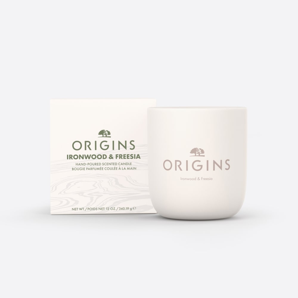 Limited Edition Ironwood & Freesia Hand-Poured Scented Candle, 12 oz.