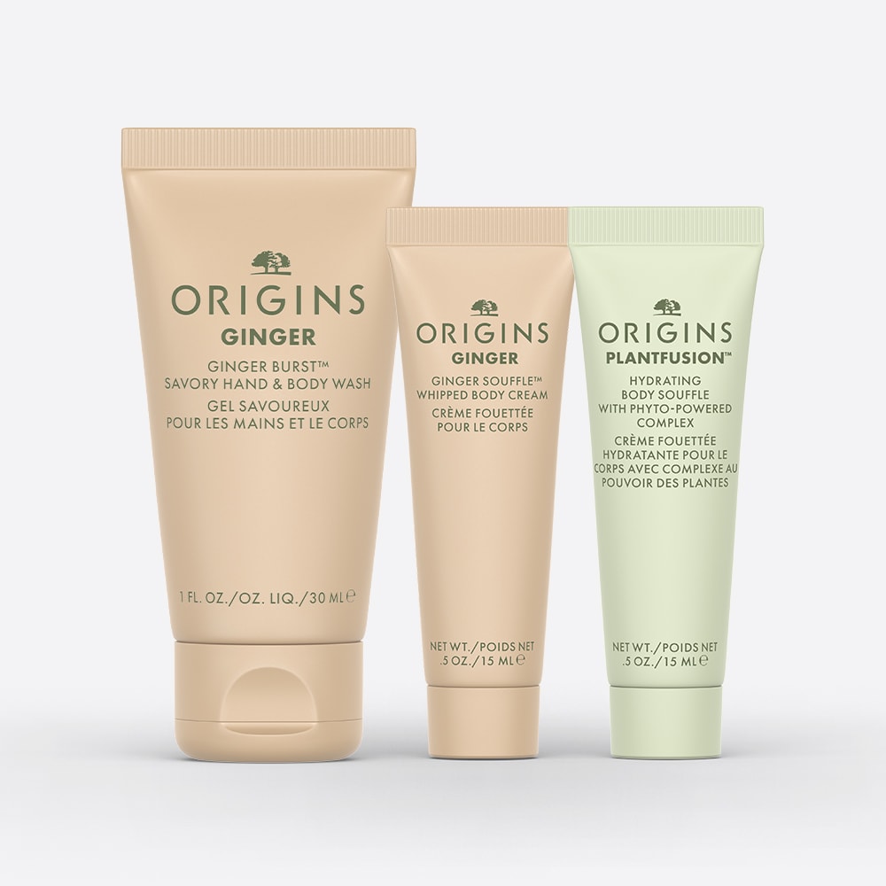 BODY CARE SET Skin Softeners to Nourish & Condition, 3 Deluxe Samples